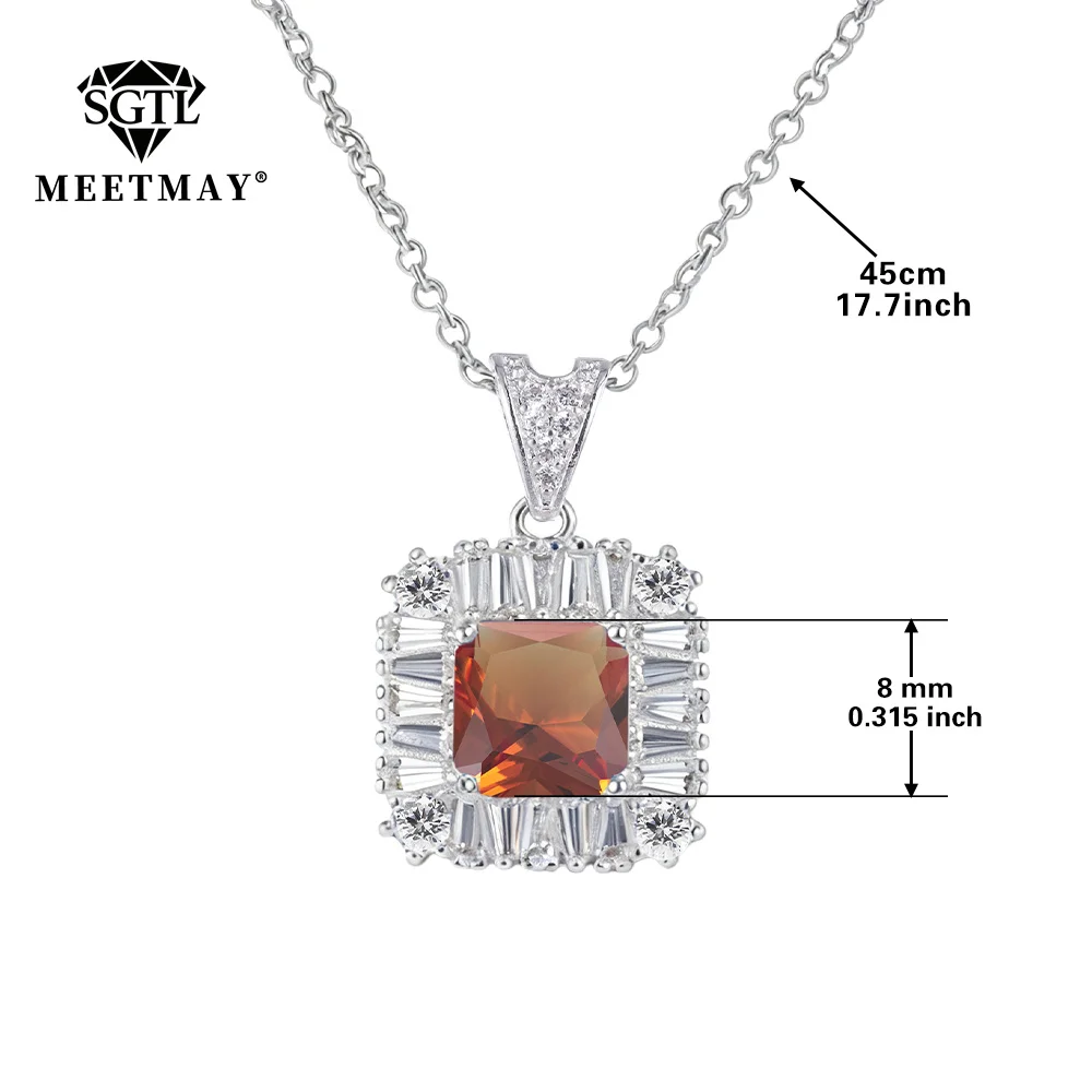 Zultanites color changing sultanite diaspore Necklace for women square different lighting changes different color vintage style