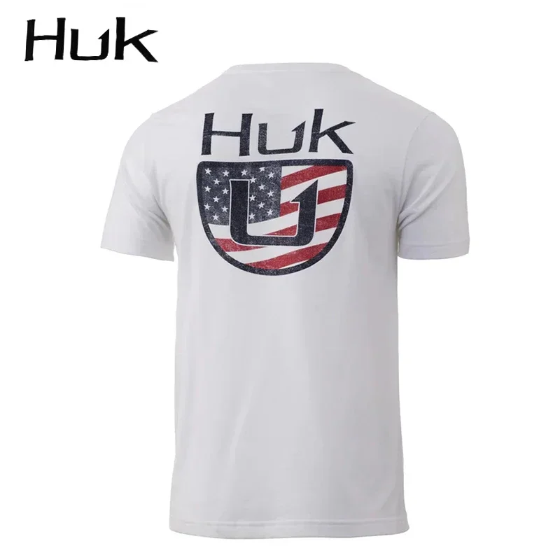 Summer fishing  Men's short sleeve T-shirt wear undershirt sun protection breathable top outdoor angler jerseys sportswear