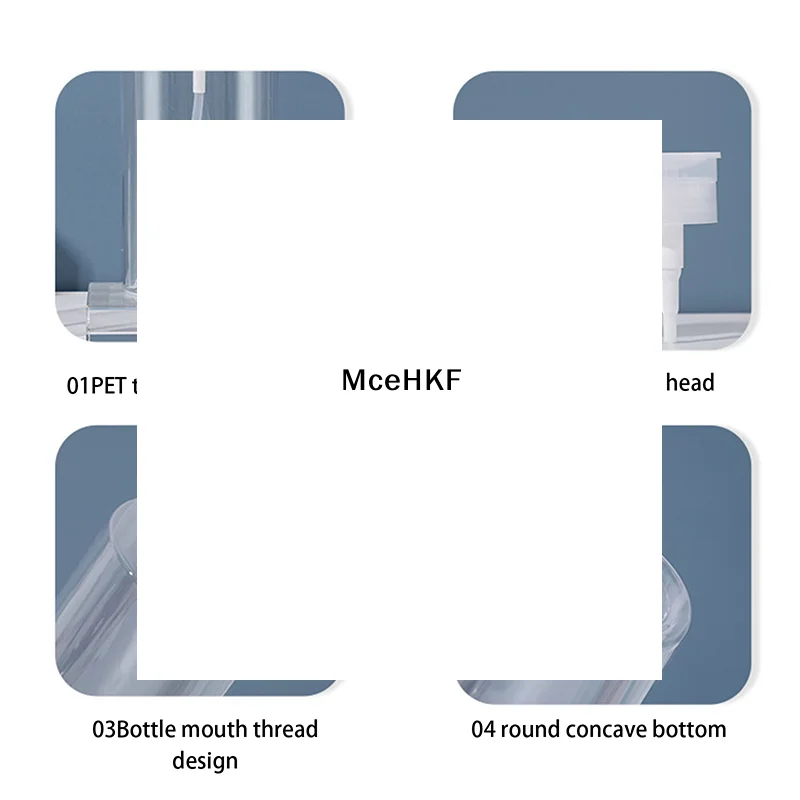 100/150/200 مللي المحمولة السفر إعادة الملء زجاجة فارغة البلاستيك مزيل طلاء الأظافر الكحول السائل الصحافة ضخ موزع زجاجة #1