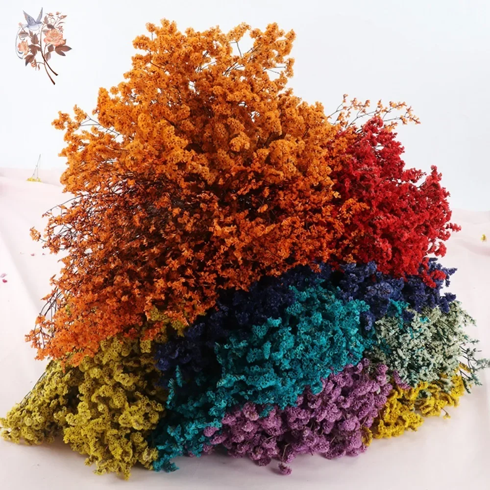 Natural Preserved Crystal Grass Colorful Dried Flower Bouquet Wedding Decor Eternal Lover Flowers Bohemian Home DIY Decoration