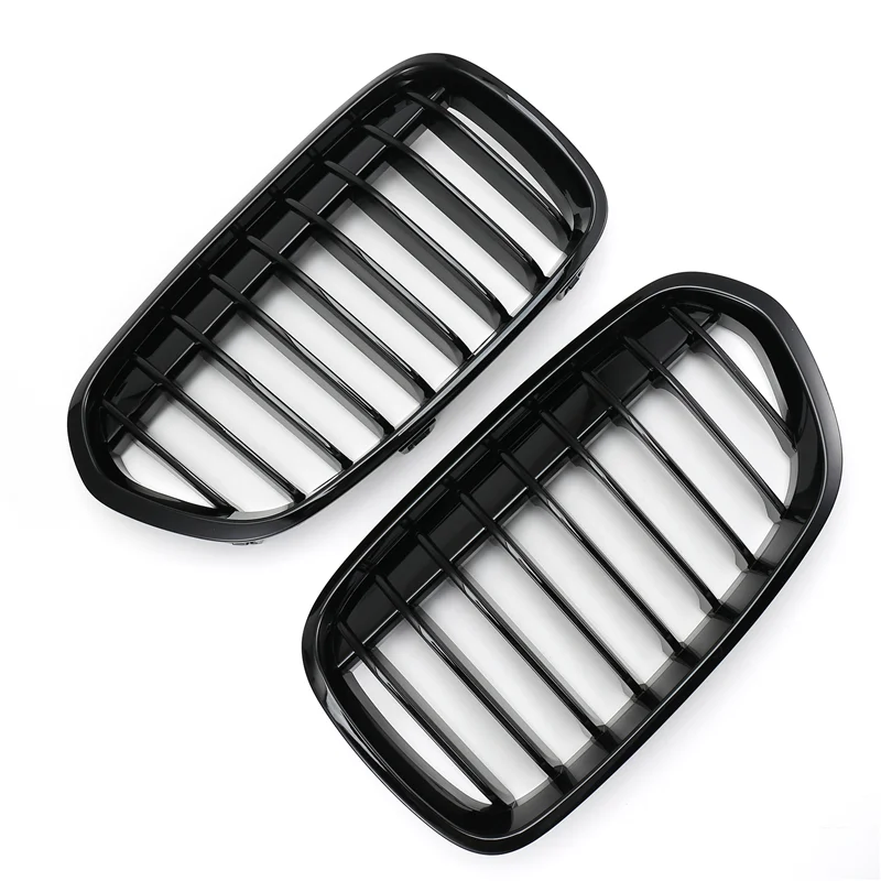 

Front Kidney Grille Bumper Grille Grill Glossy Black 1Set For BMW F52 1 Series 4D 2016-2020