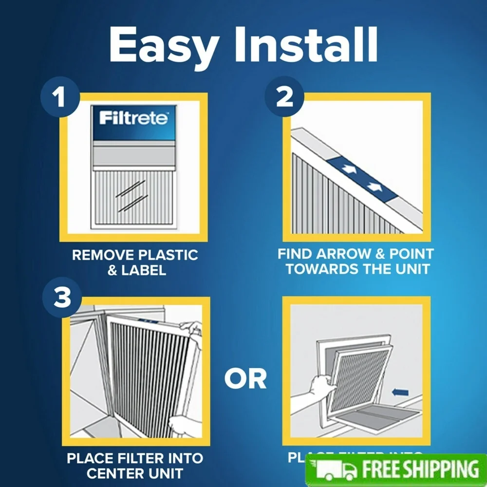 

Воздушный фильтр HVAC 16x25x1 MPR 1500 MERV 12, аллергенные бактерии, сертифицированные от вирусов, плиссированный электростатический фильтр для астмы и аллергии