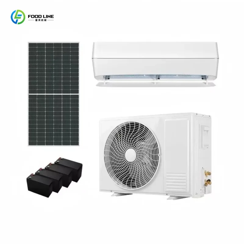 Home Off-Grid Solar Air Conditioner, Full Solar Power Rooftop Installation Cooling Equipment