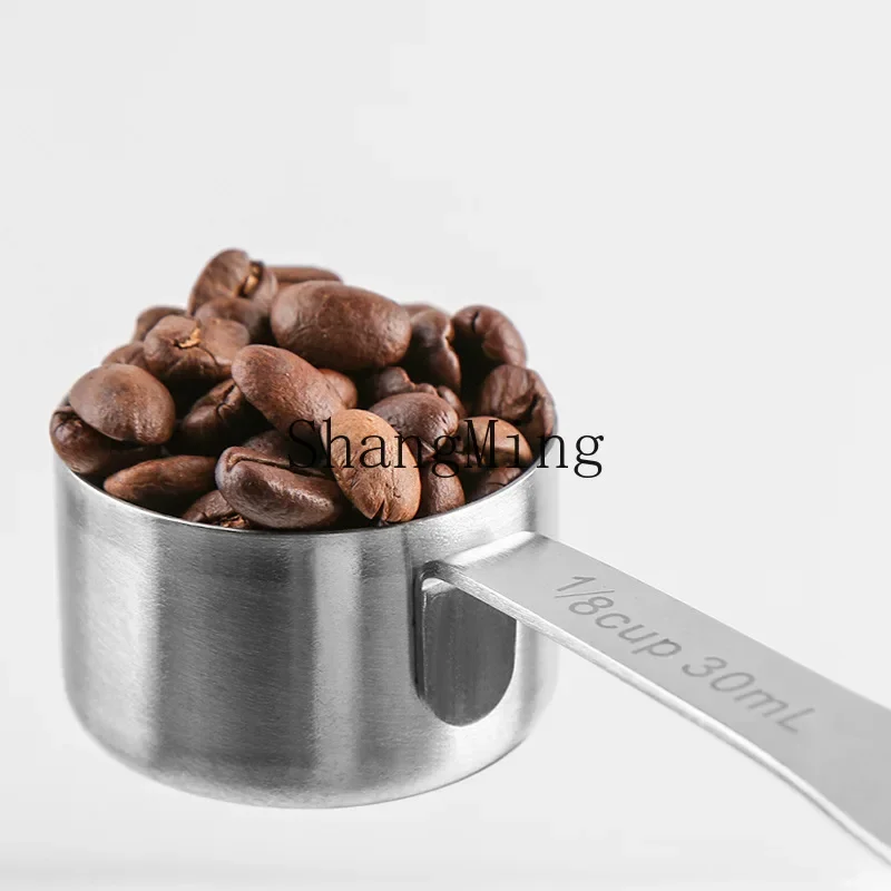 CL stainless steel bean measuring coffee bean fruit powder roasted coffee spoon measuring spoon 30ml