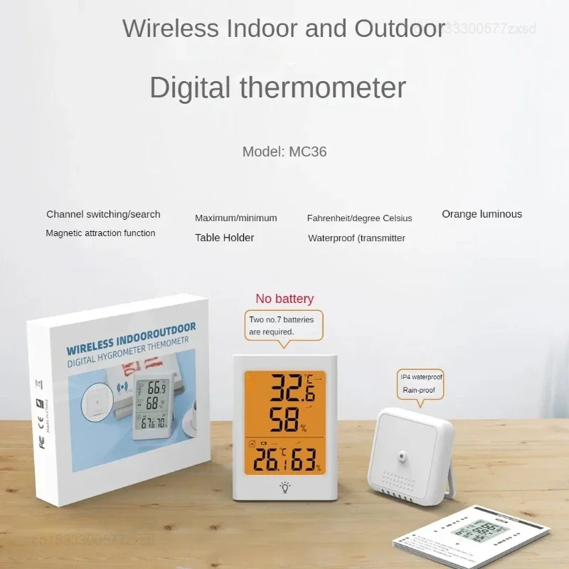 Xiaomi Wireless Electronic Digital Display Thermometer Electronic Hygrometer Gauge Weather Station Tester in/Outdoor for Home