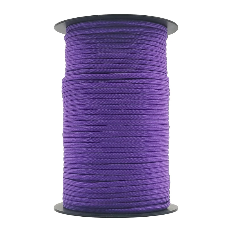 50/100M 7-adriges Fallschirmseil 550 4mm Outdoor Polyester Parachute-Seil Camping Überlebens-Zeltseil Gebündelte Wäscheleine – Detail 14