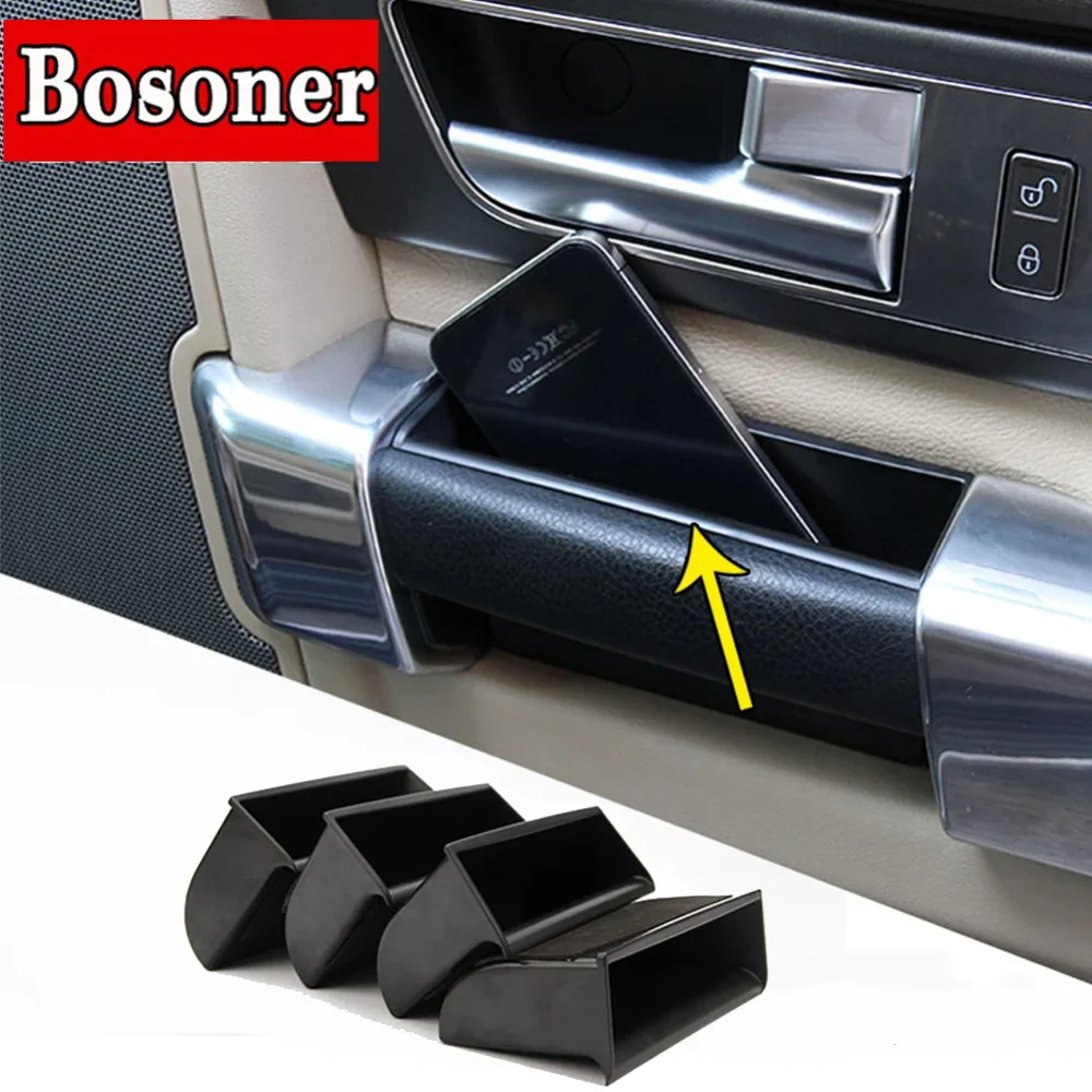 

For Land Rover Discovery 4 LR4 2010-2016 ABS Car Accessories Interior Door Handle Storage Box Glove Armrest Box Tray Organizer