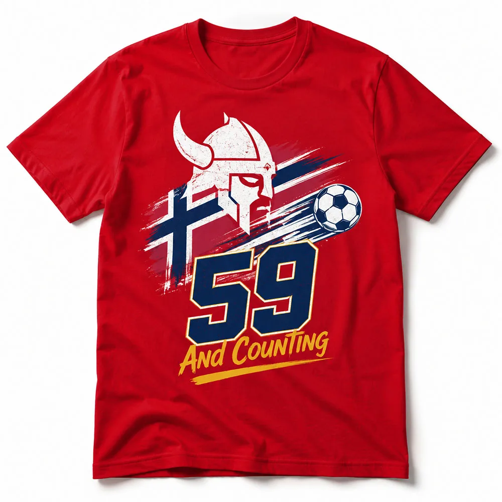Football Match Day Soft Cotton T Shirt Global Clash Viking Helmet Graphic Stadium Fan Wear Casual Tee
