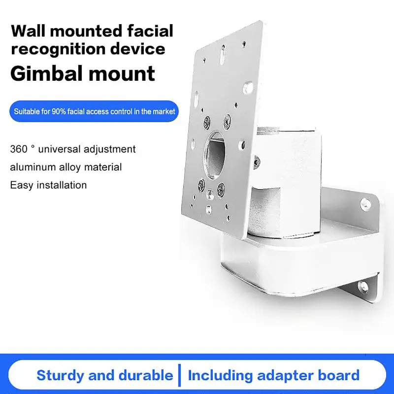 Wall-Mounted Adjustable Bracket Face Recognition System for Enhanced Security