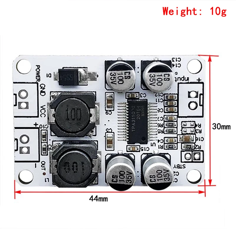 TPA3110 PBTL Mono Digital Amplifier Board 30W Amplifier Module Digital Amplifier