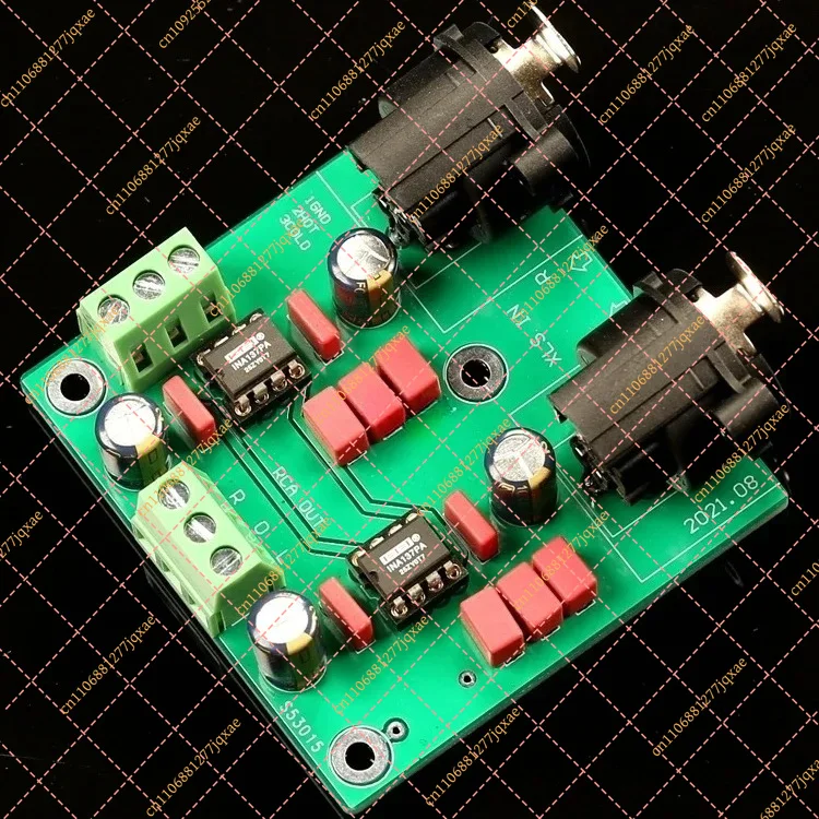 Dual-Channel Balanced to Single-Ended Converter Board, INA137PA Audio Module