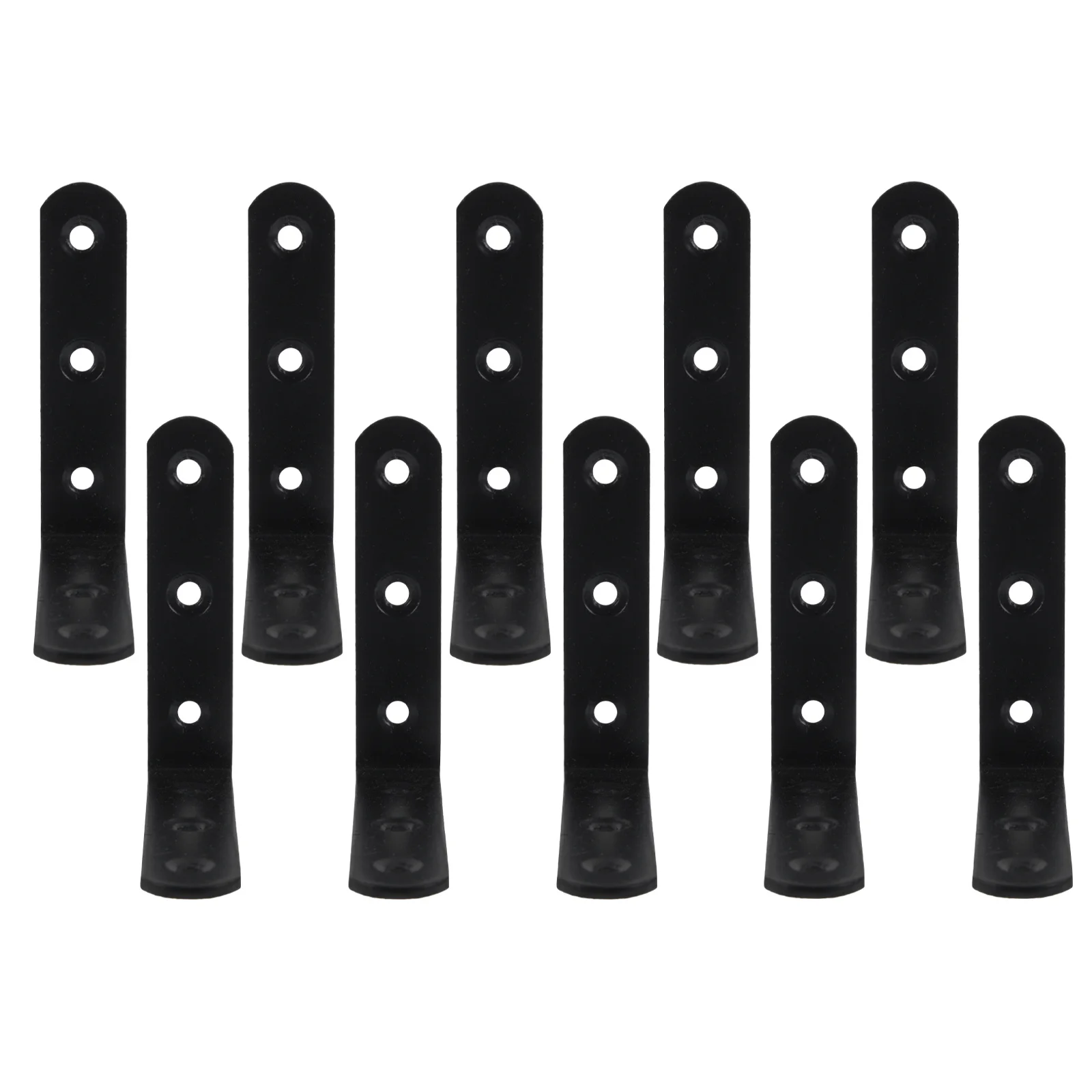 

10Pcs Iron L Brackets Strong Structural Support for Shelves Countertops Versatile Use Angle Iron L Brackets for Shelves