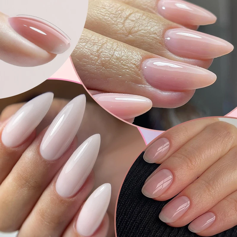 LILYCUTE 8 مللي 6 في 1 هلام الصلب وصلات لإطالة الأظافر هلام البولندية هيما الحرة نقع قبالة ثلاثية الأبعاد نحت زهرة تقوية البناء مسمار الفن #5