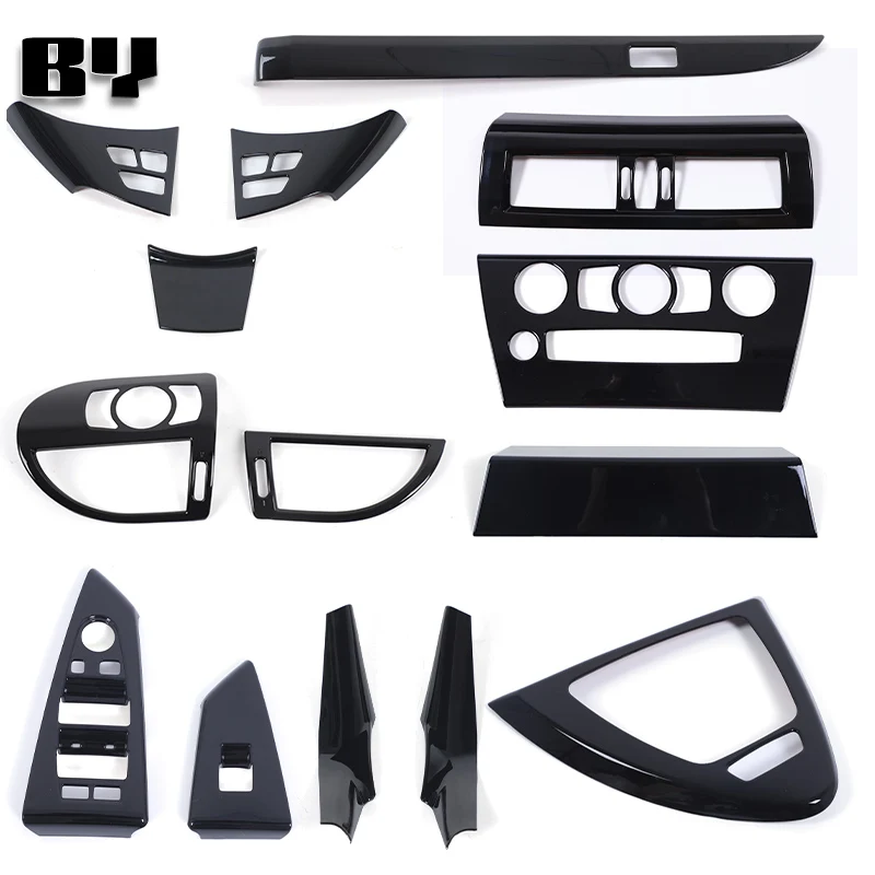 For BMW 6 Series E63 E64 2004-2009 ABS Kit Car Window Switch Panel Gear Shift Panel Air Vent Cover Trim Inner Accessories