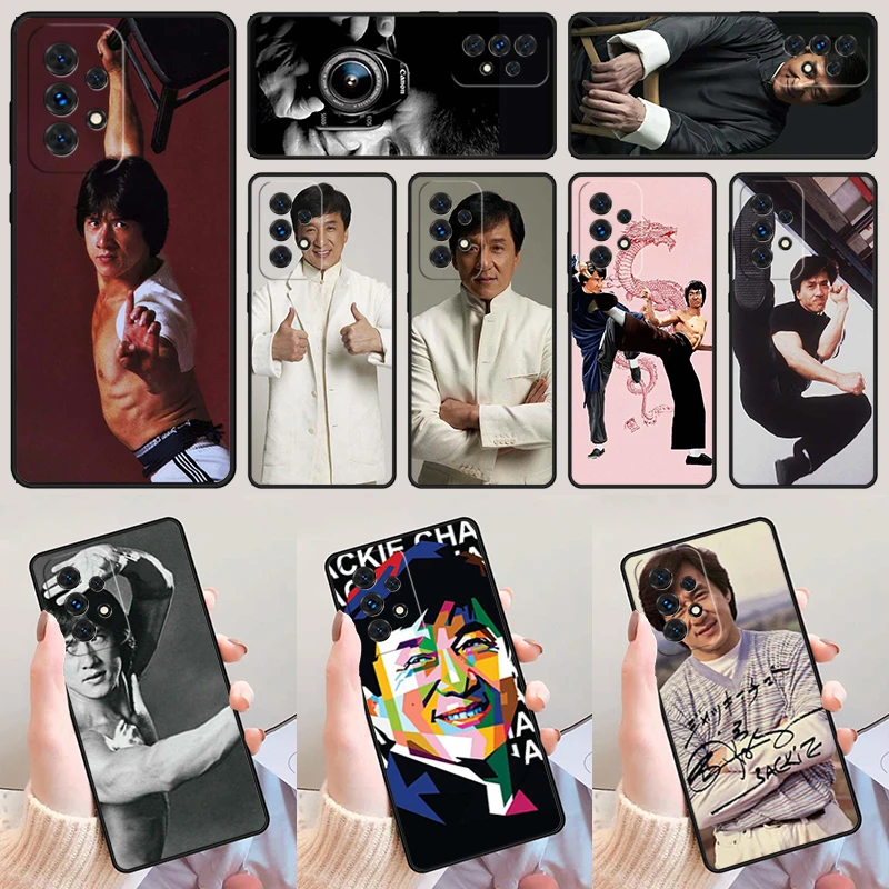 Jackie Chan Chinese kung fu actor For Samsung A52 A72 A73 A20e A21S A50 A70 A11 A12 A42 A31 A40 A51 A71 A32 A80 A91 Phone Case