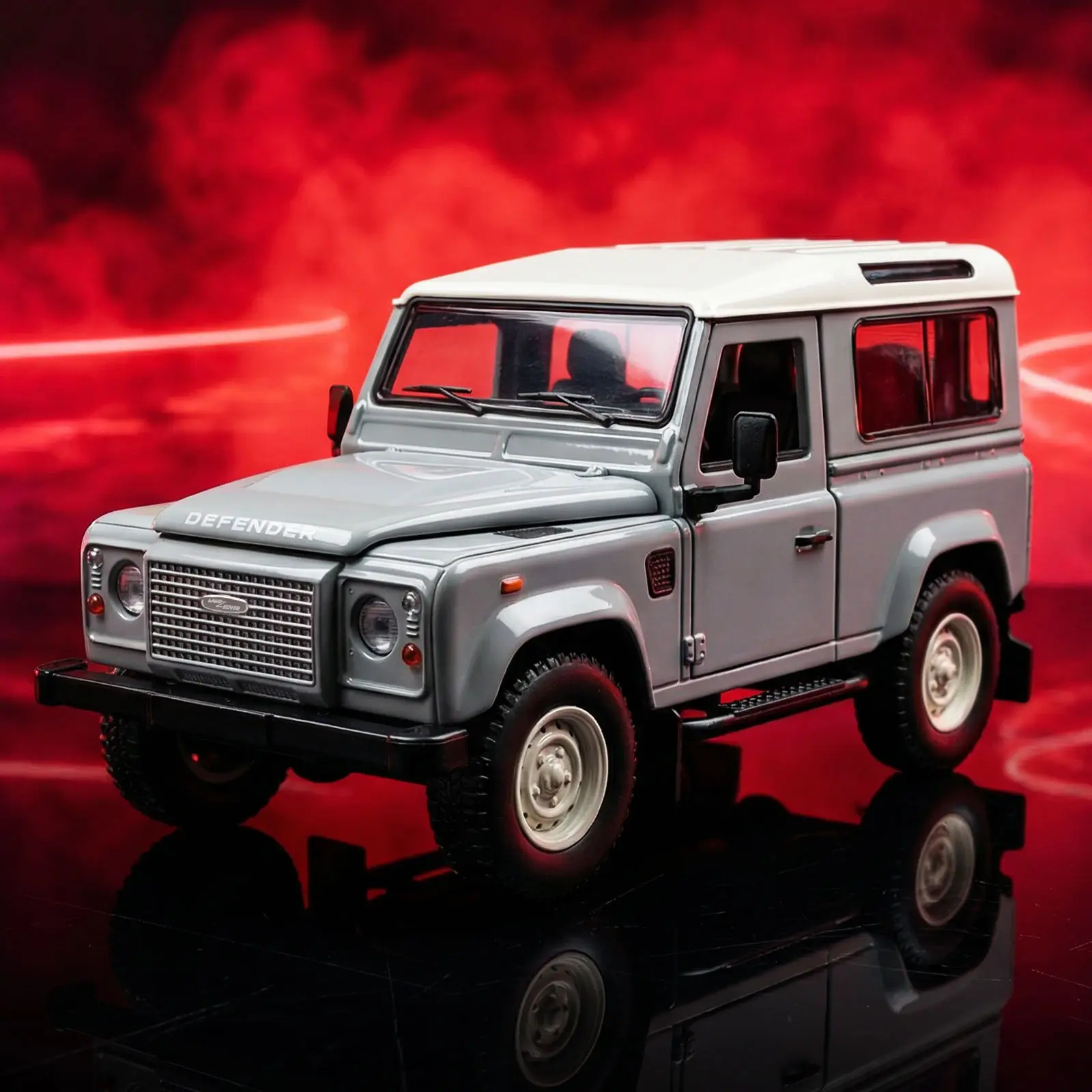 1:24 2023 Classic Defender Work V8 lslay Edition Off-road car Alloy Model Exquisite Desktop Ornaments Christmas Birthday Gifts