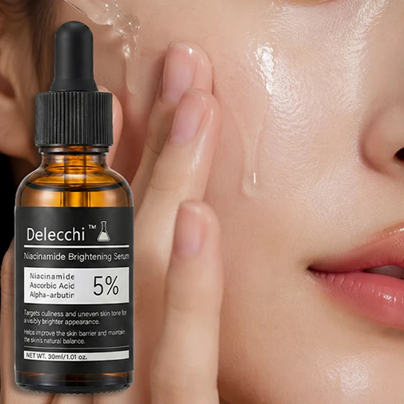 5% Niacinamide Alpha-arbutin Brightening Serum 30ml Radiant Smooth Moisturizing Nourishing Essence Daily Skincare