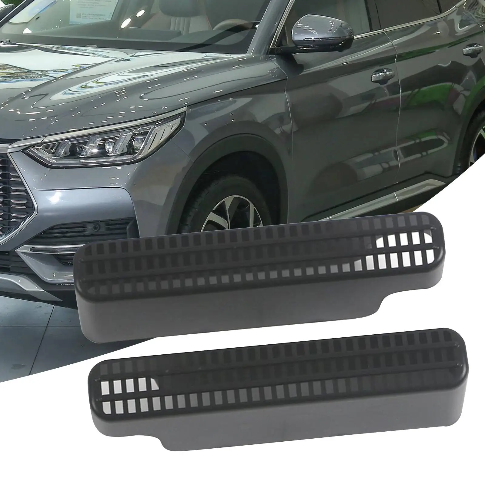 2 Pieces Car Under Seat Air Vent Cover Mesh for Byd Song Plus 2020