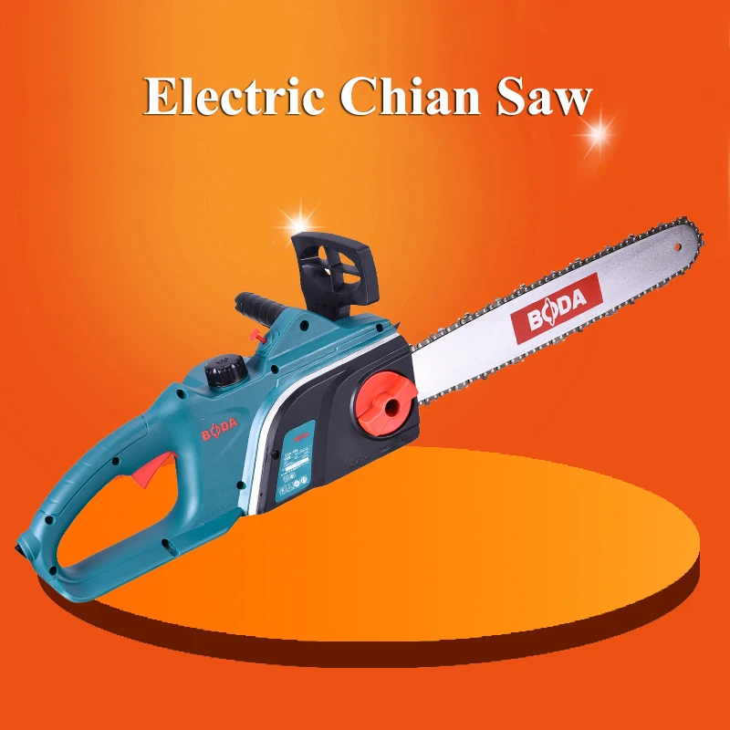 Electric Chain Saw 220V 16 Inch High Power Felling Saw Chain Saw Cutting Saw Woodworking Electric Tool CS9-405