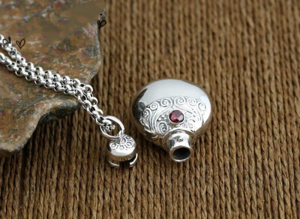 

Brand New Vintage Antique Perfume Bottle Small Pot Pendant Open Necklace for Women Fashion Elegant Accessories Jewelry Gift