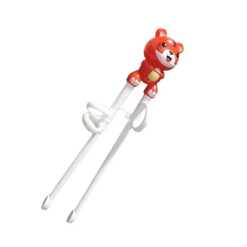 L9BE Cartoon Animals Childrens Learning Chopstick Helper Kids Training Chopsticks
