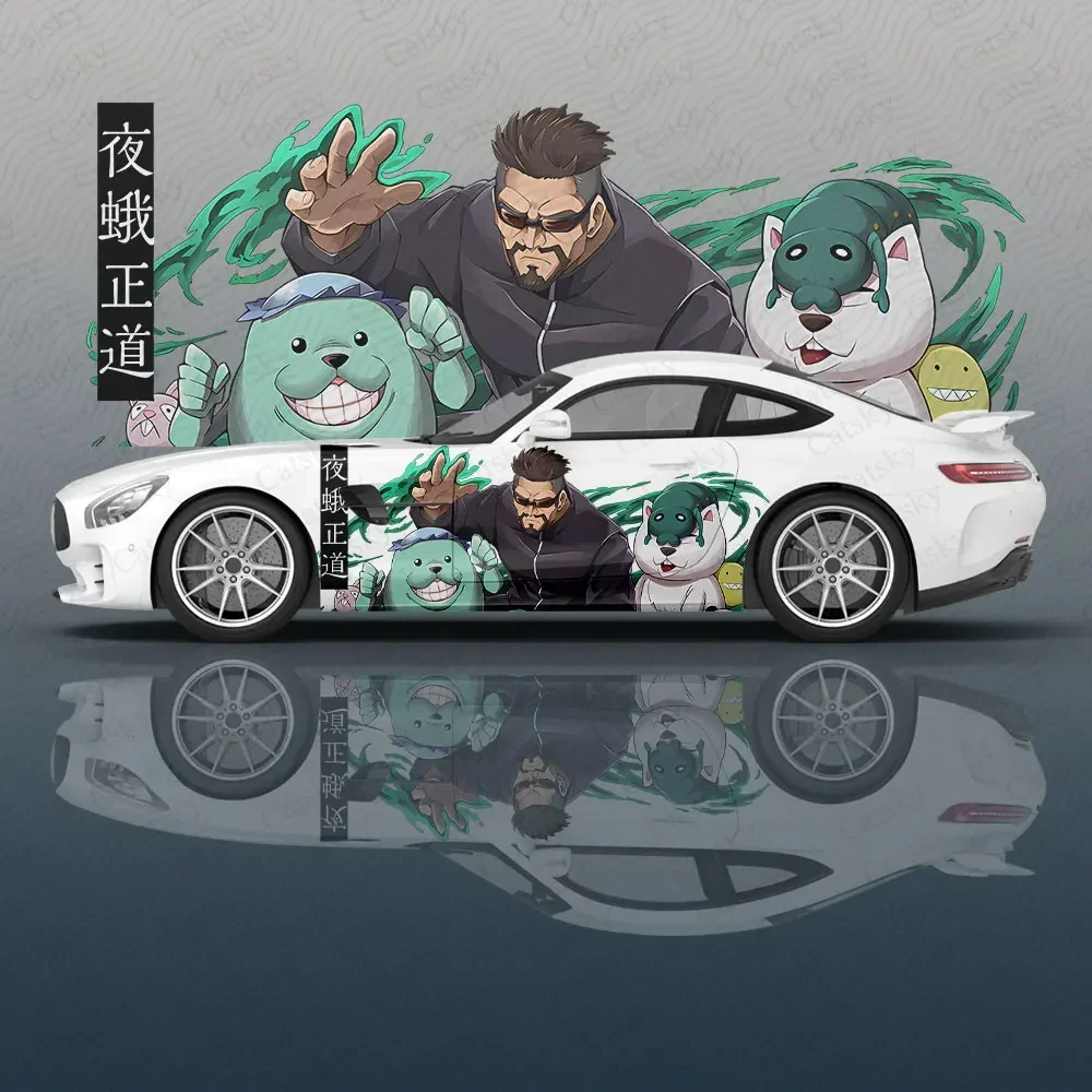 อะนิเมะ Jujutsu Kaisen รถสติกเกอร์อะนิเมะ Itasha ไวนิลรถสติกเกอร์รูปลอกสติกเกอร์ตกแต่งรถรถยนต์ป้องกันฟิล์ม