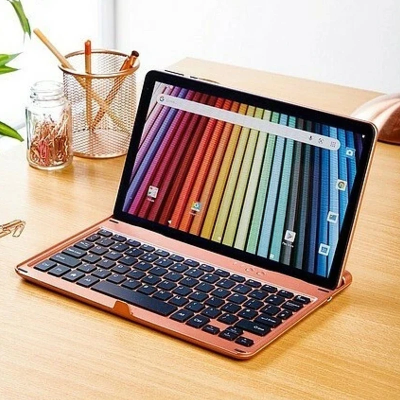 10.1" Tablet With Keyboard Android 9.0 A35 Processor 64bit Quad-Core CPU 1GB RAM 16GB ROM 1280*800 IPS