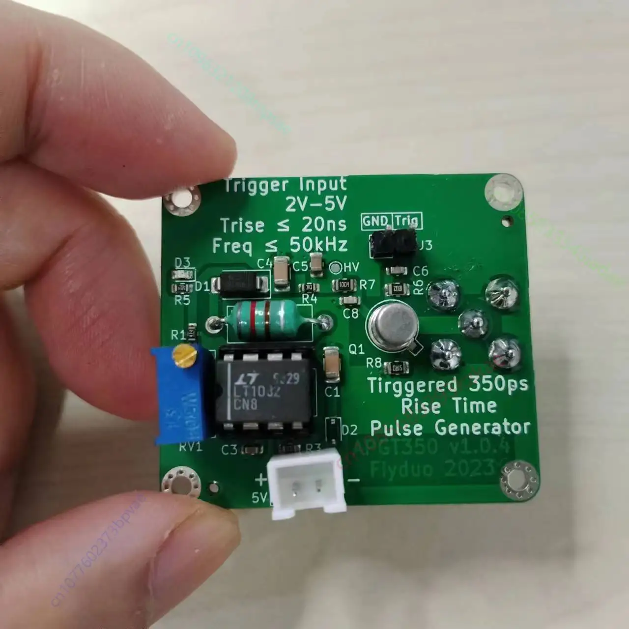 

Fast Edge Pulse Generator Module Supports External Trigger 350 Picosecond Rise Edge