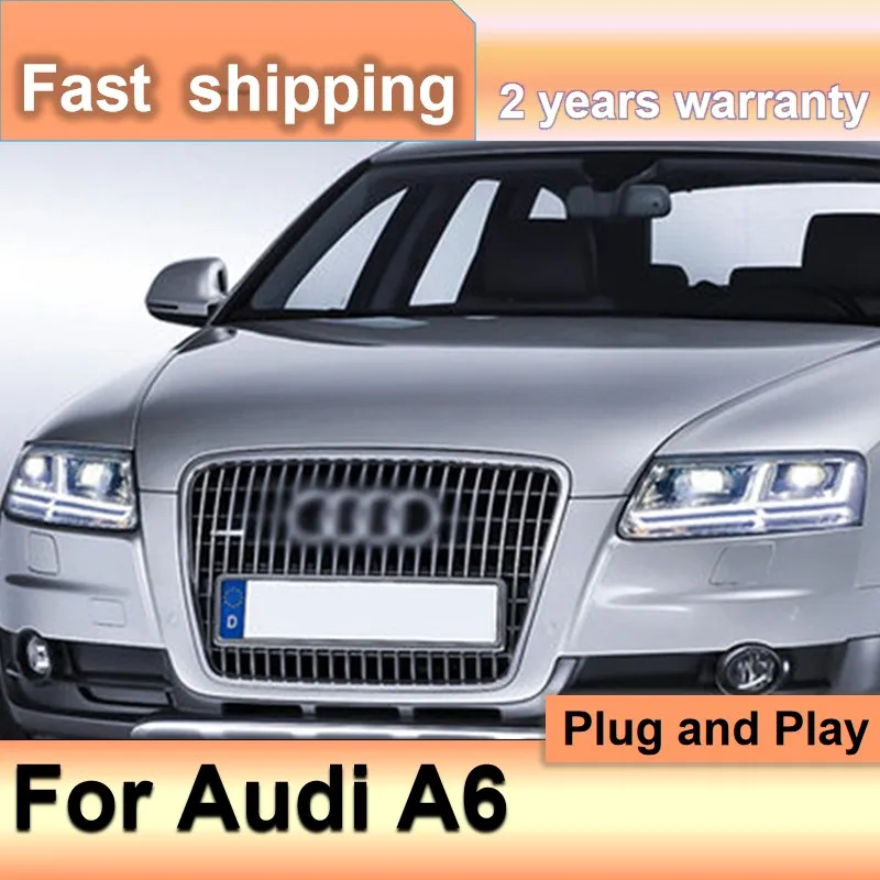 

Car Styling for Audi A6 Headlights 2005-2011 C5 C6 Headlight DRL Turn Signal Low High Beam Projector Lens