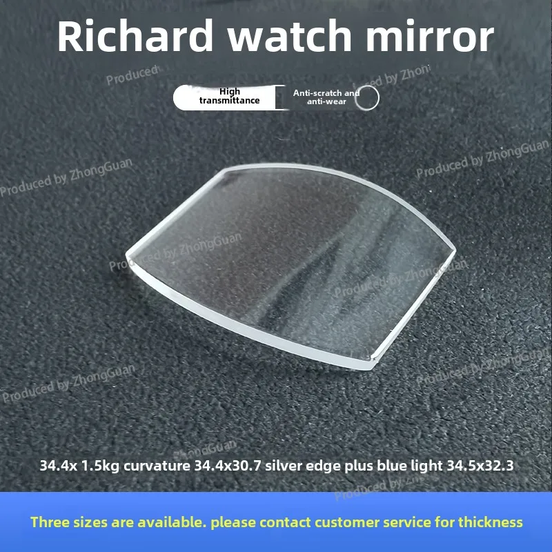 Suitable for Richard Miller Watches, Mirrors, Masks, Crystal Coated Glass, All Sizes