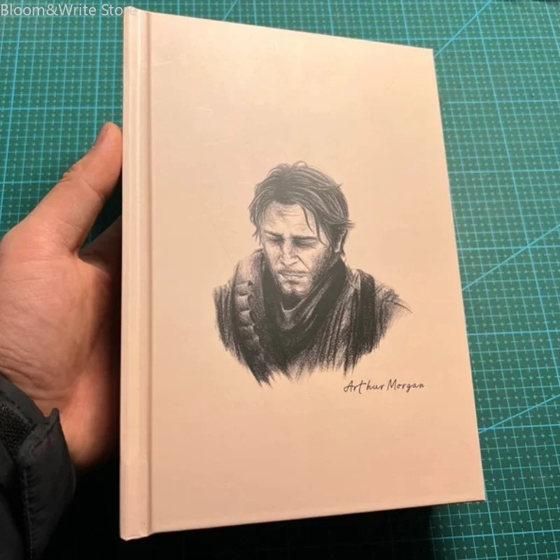 Red Dead Redemption 2 Arthur Morgan Hardcover Sew‑Bound Journal, Collectible Themed Diary Notebook for Game Fans
