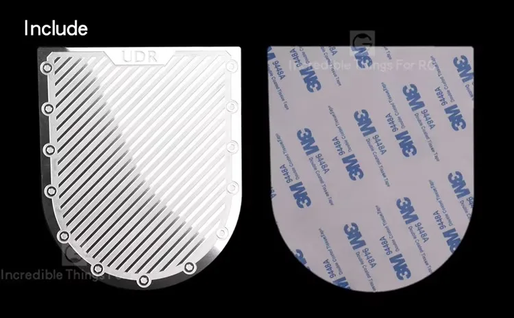 

Декоративная пластина против царапин для крышки корпуса двигателя для 1/7 TRAXXAS UDR