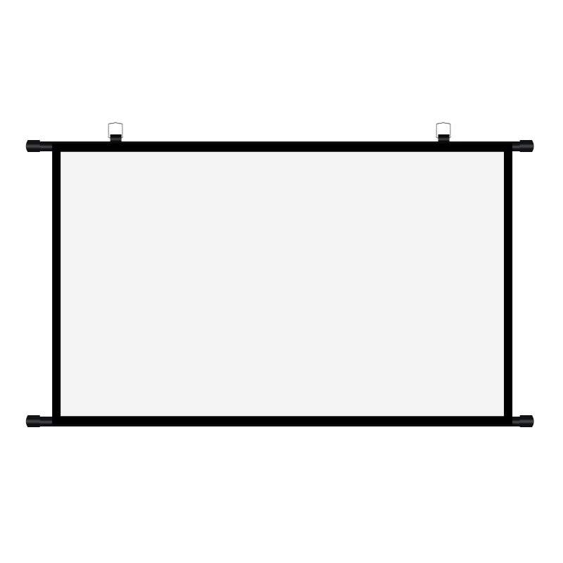 XMJM 60/72/84/100/120 pouces d'épaisseur écran de projecteur HD 16:9 écran de Projection domestique mural sans trou