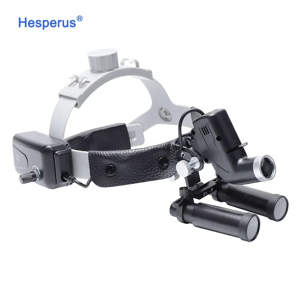 4x 6x 5x 8x Magnifier Dent al Loupes Headlight Wireless Portable Dent al Surgical Loupes With Head Light Lamp