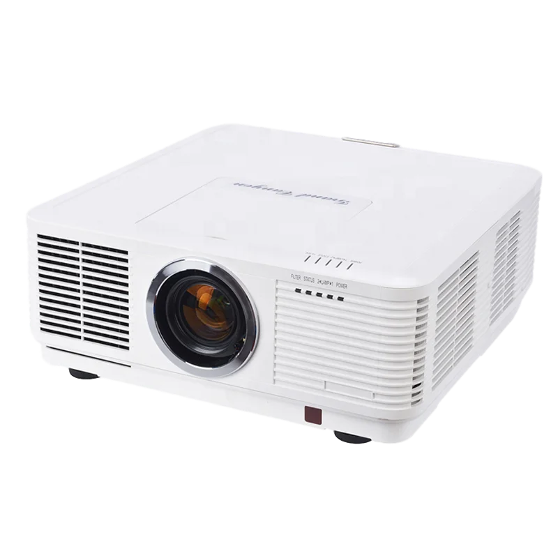 12000 Lumens Dual Lamp WUXGA 1920X1200 DLP Large Venue 3D Projector with Real Resolution for Outdoor Building Mapping