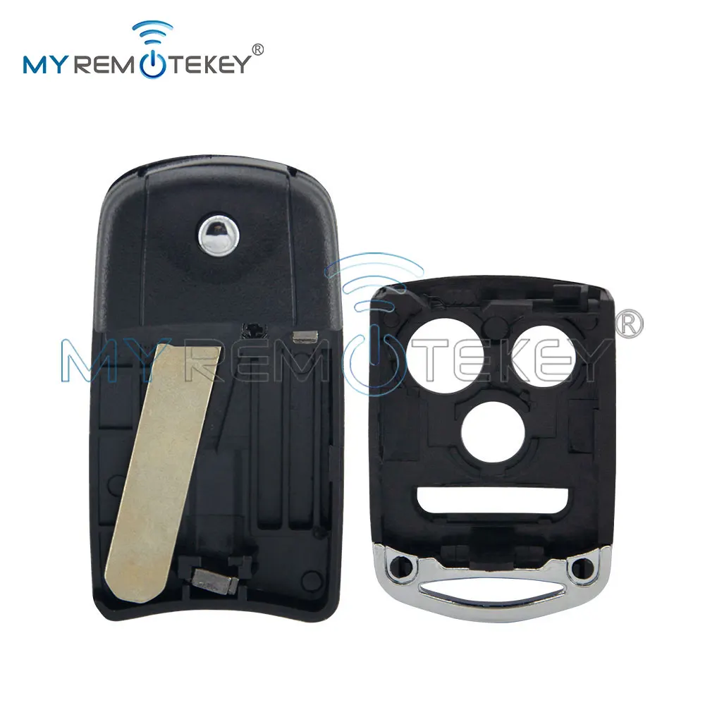 MYREMOTEKEY Flip Auto Fernbedienung Schlüssel Shell Fob 2/3/4 Tasten MLBHLIK-1T für Honda Acura Civic Accord Jazz CRV HRV Schlüssel Fall Gehäuse – Detail 4