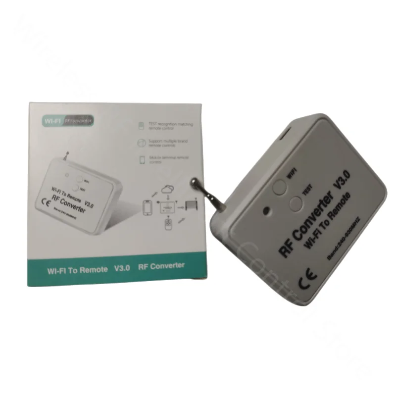 Hot sale 240-930mhz Multi-frequency DC5V Compatible Rolling Code Wifi To RF Converter for garage door