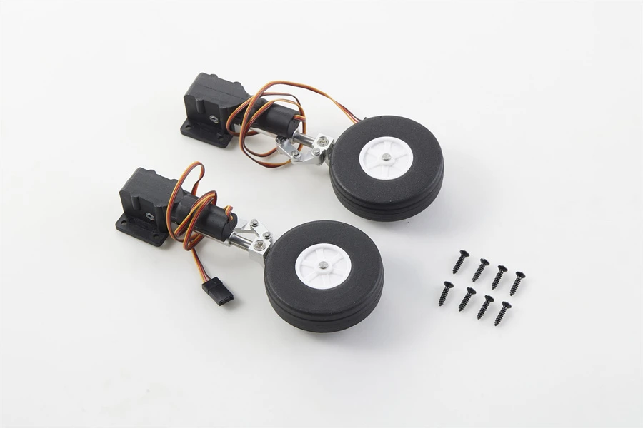 FMSRC 70mm Ducted Fan EDF Jet Viper V2 Main Landing Gear System with 2 Retract RC Airplane Model Plane Spare Parts