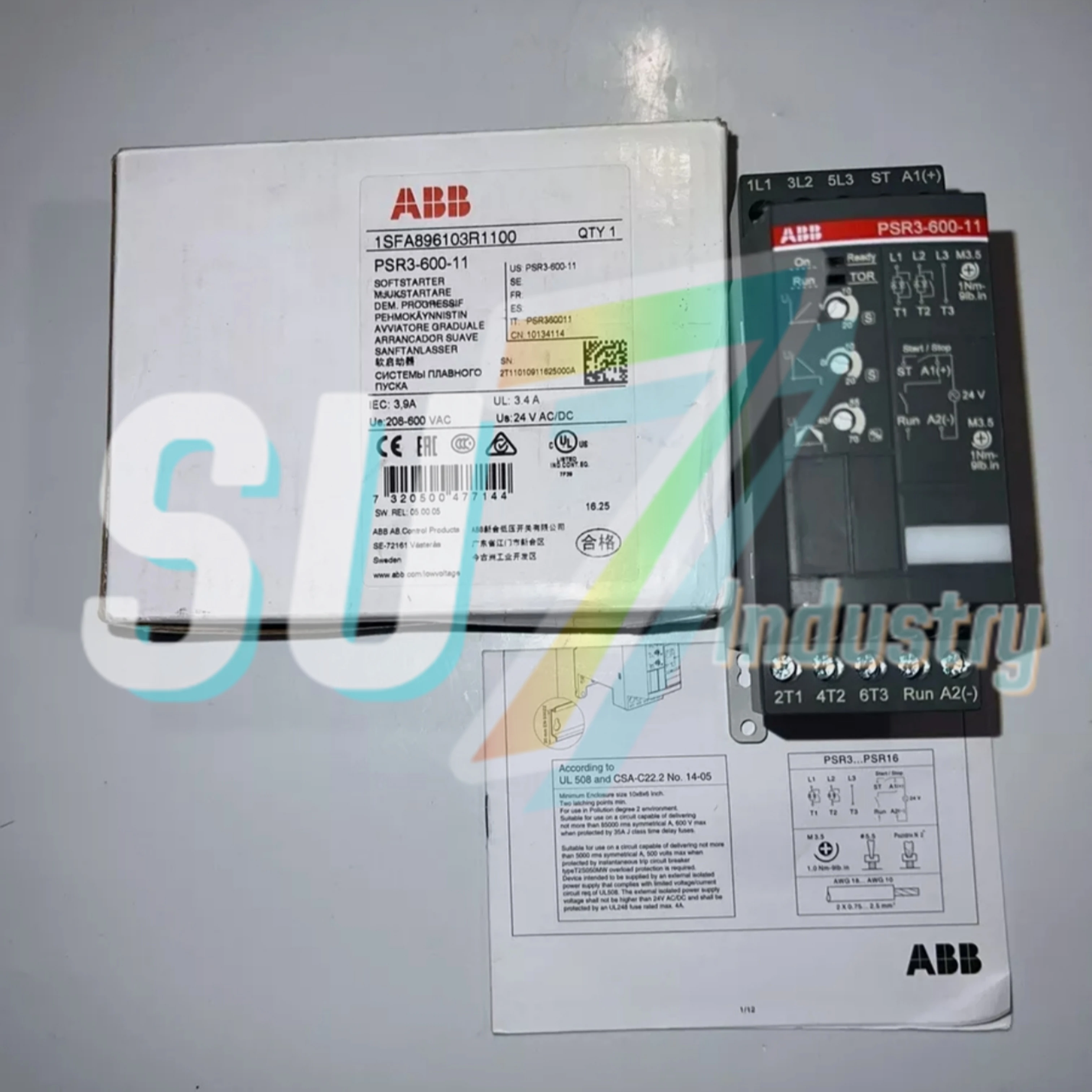 소프트 스타터 PSR3-600-11 PSR6-600-11 PSR9-600-11 PSR12-600-11 PSR16-600-11 새로운 원본