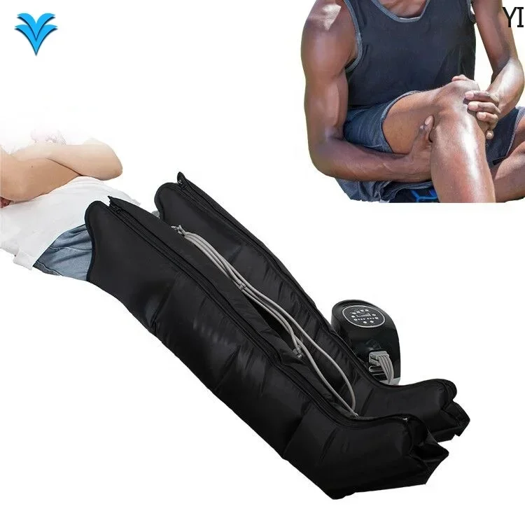 Air Chambers Leg Compression Massager Vibration Infrared Therapy Arm Waist Pneumatic Air Wraps Relax Pain Relief Massage