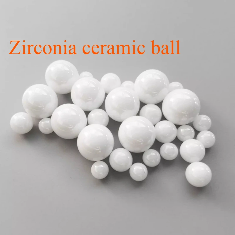 10PCS Zirconia Ceramic Ball, High Precision, Good Wear Resistance, High Temperature Resistance, High Toughness Dia 0.8mm-12mm