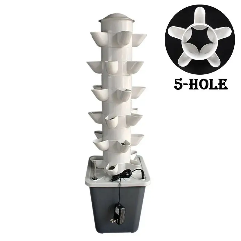 Garden Hydroponic Growing System Vertical Tower ,30 Plant Indoor Vertical Gardening Kit ,Plant Tower Gift for Gardening Lover