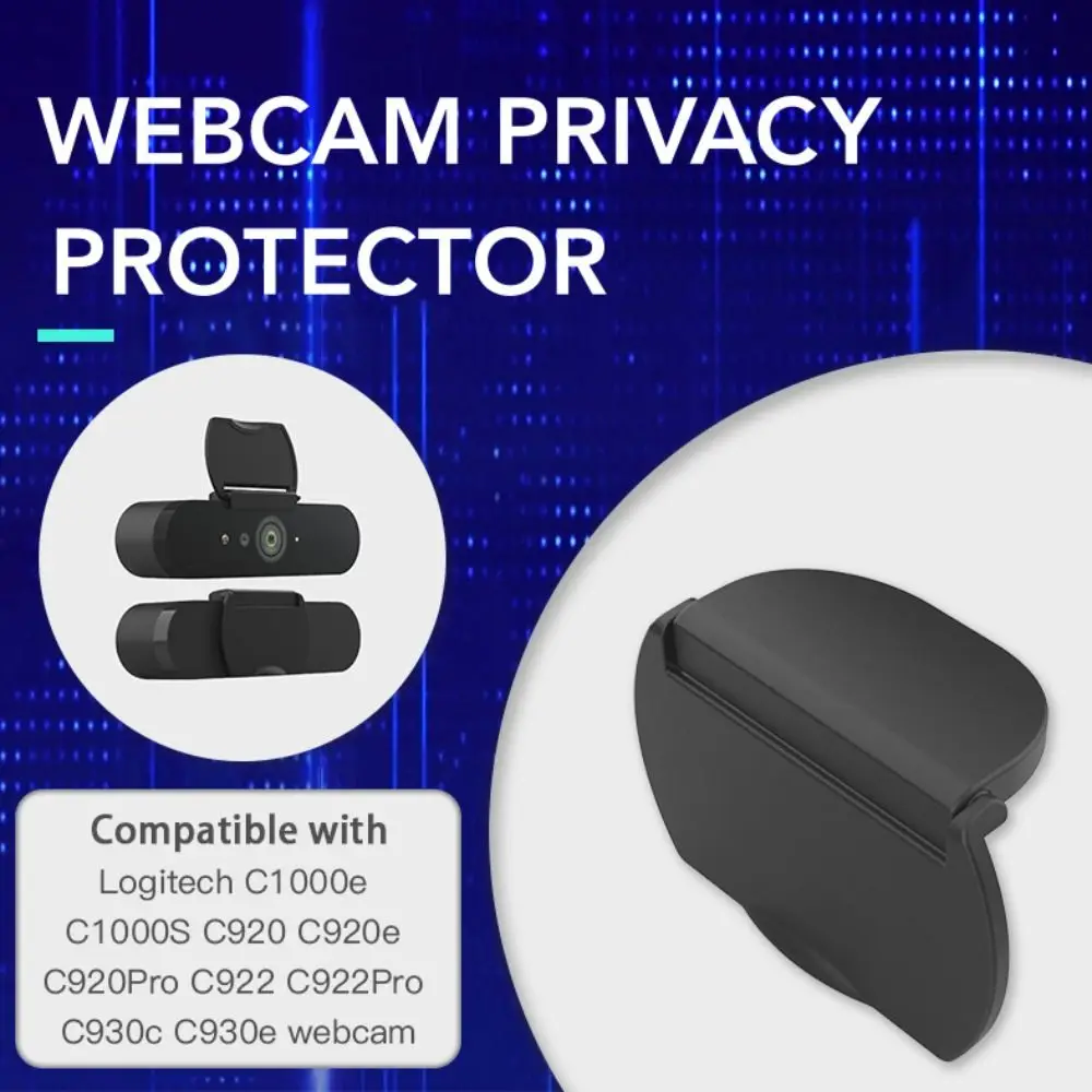 Dustproof Camera Lens Privacy Cover Shutter Hood Webcam Lens Cap for Logitech C1000e 1000s 920 920e 920Pro 922Pro 930c 930e