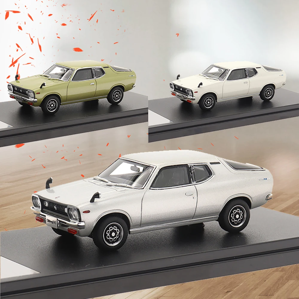 Hi-Story Brand 1/43 Resin Car Model Cherry F-Ⅱ 1400 COUPE GX (1974) Refined Version Car Simulation Vehicles Collectible Decorate