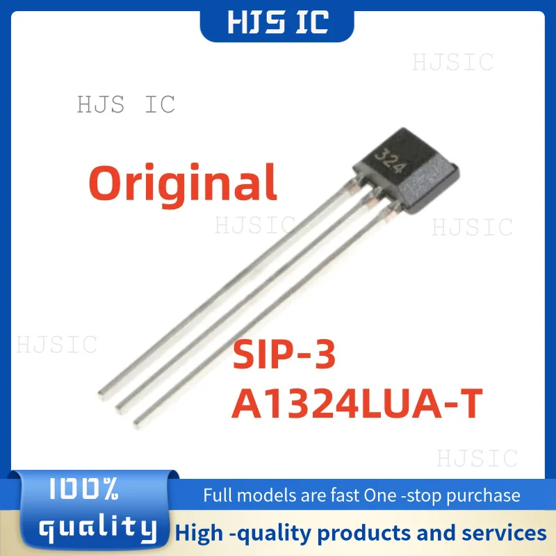 Brand New Original 5/10PCS/Lot A1324LUA-T SIP-3 A1324LUA A1324 324 Best Quality In Stock