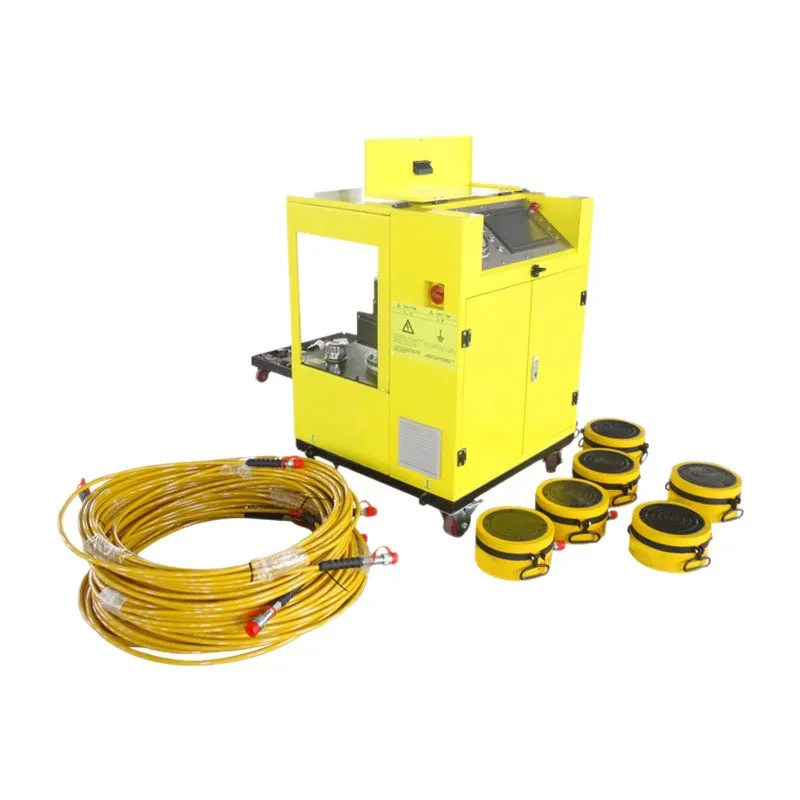 Synchronous jacking system Hydraulic jack, multi-point frequency conversion high-precision control of bridge top