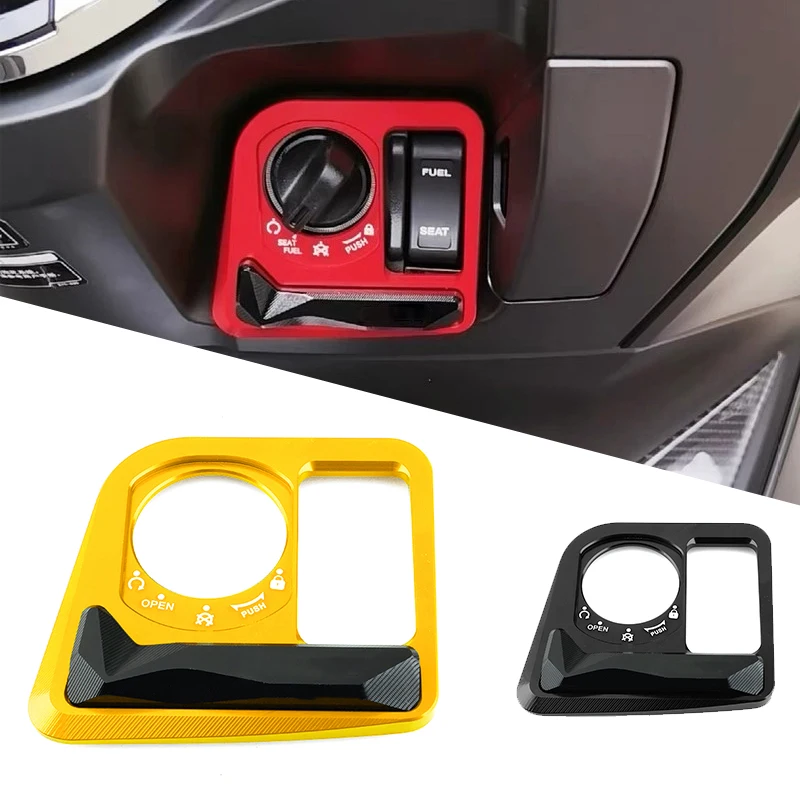 New Motorcycle Accessories Ignition Switch Cover Electric Door Lock Button Cover Protector For HONDA PCX125 PCX160 PCX 125 160