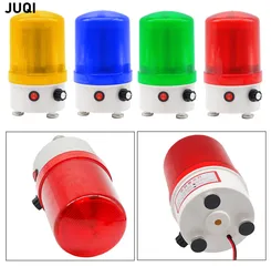New sound and light alarm 220v24v12v rotary warning light adjustable volume led sound and light integrated alarm indicator light