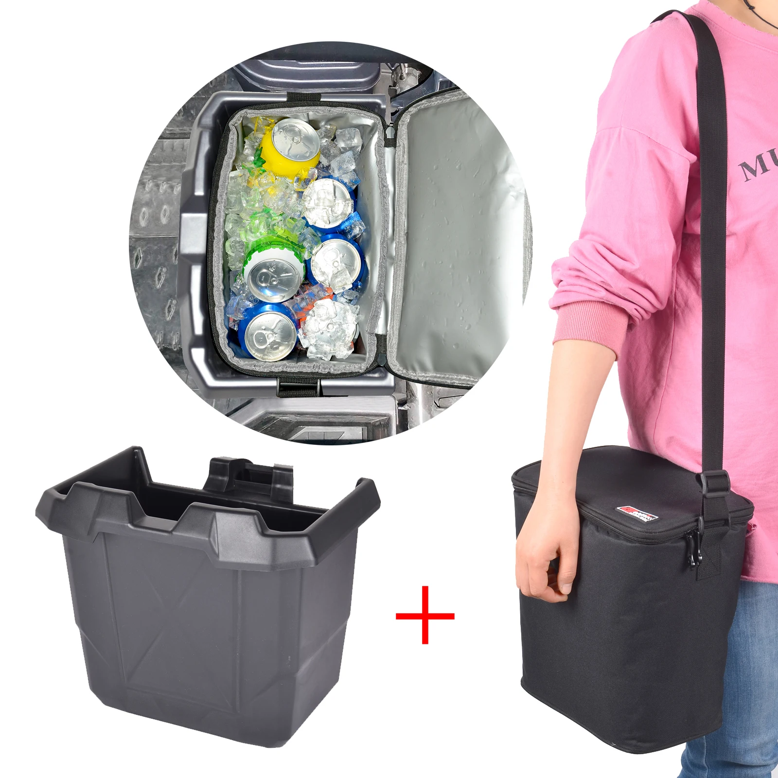 Camping Accessories Cooler Bag Picnic Food Beverage Drink Fresh Keeping Kitchen Organizer STORAG BOX for Utv Can Am Defender