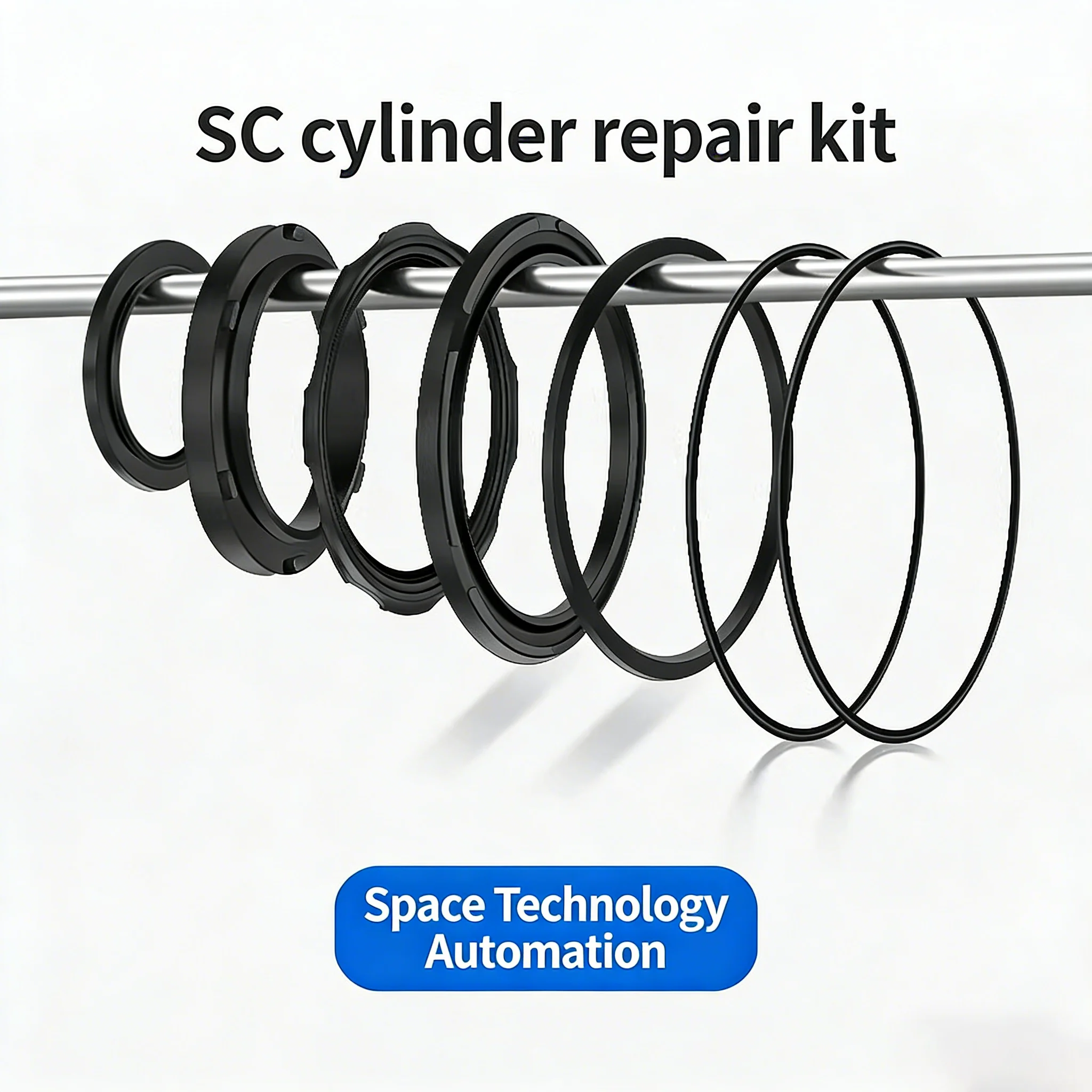 SC Cylinder Repair Kit MAL Seal Ring TN Pneumatic SDA Accessories O-type Dust Ring Piston Rod Full Set Bore Diameter